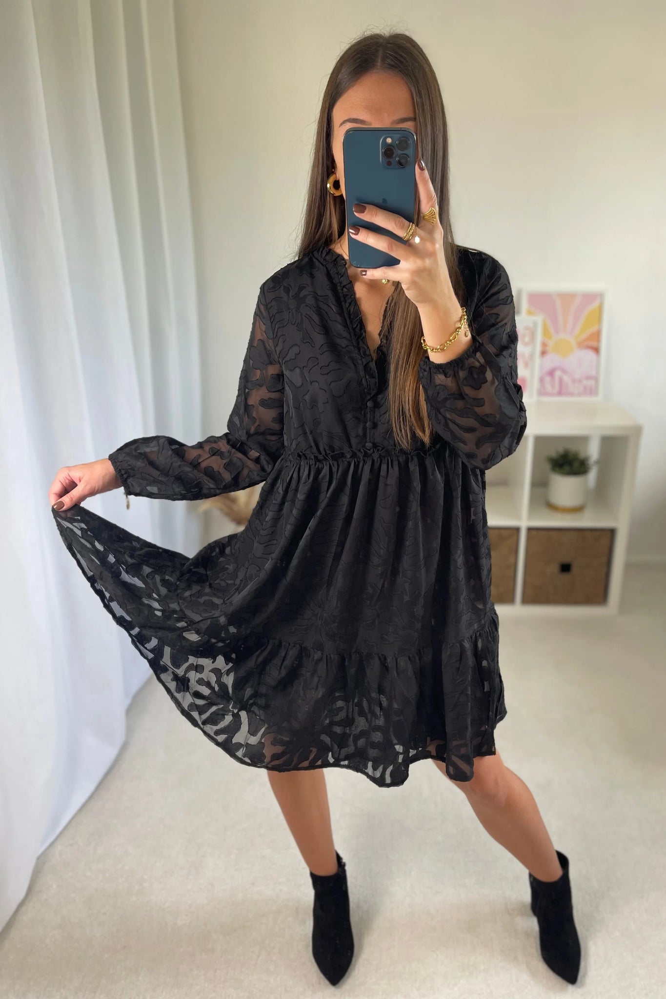 ROBE BOHÈME CHIC NOIR