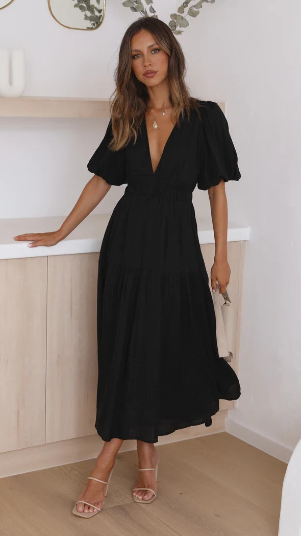 ROBE BOHÈME LONGUE NOIR